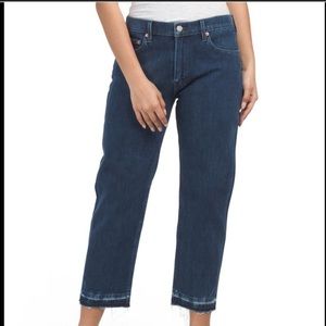 Lucky Brand Relaxed Fit Tapered High Rise Jeans in Deep Ocean Size 4/27